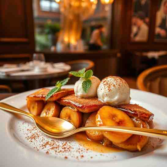 Bananes Flambées - Dazzling Ice Cream & Banana Dessert Recipe